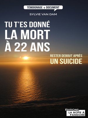 cover image of Tu t'es donné la mort à 22 ans